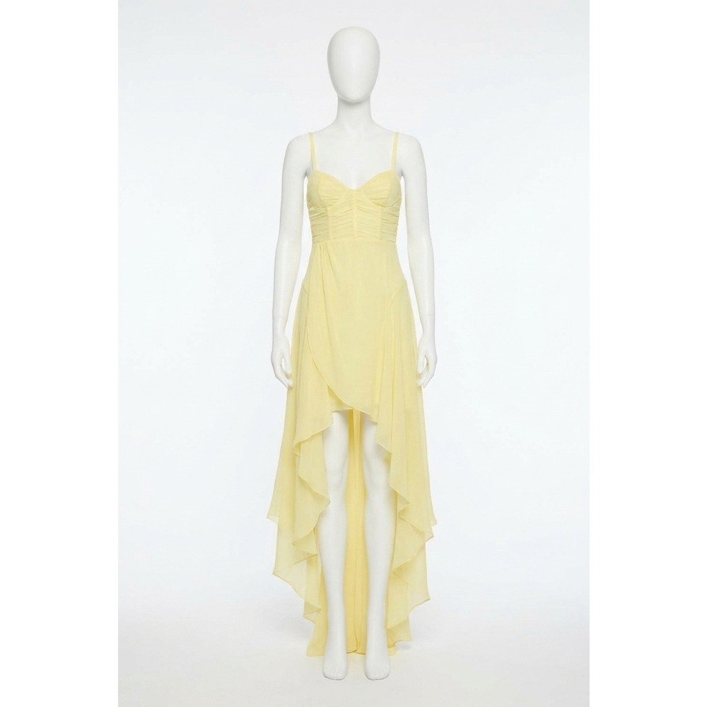 NEW FOR LOVE & LEMONS june maxi dress in yellow